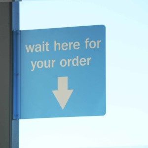 meijer wait here sign